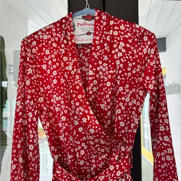 Reflection Goya Studio red dress size zero XS/M - Picture 5 of 8